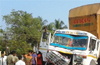 Udupi: Several injured in a bus accident on Nittur highway